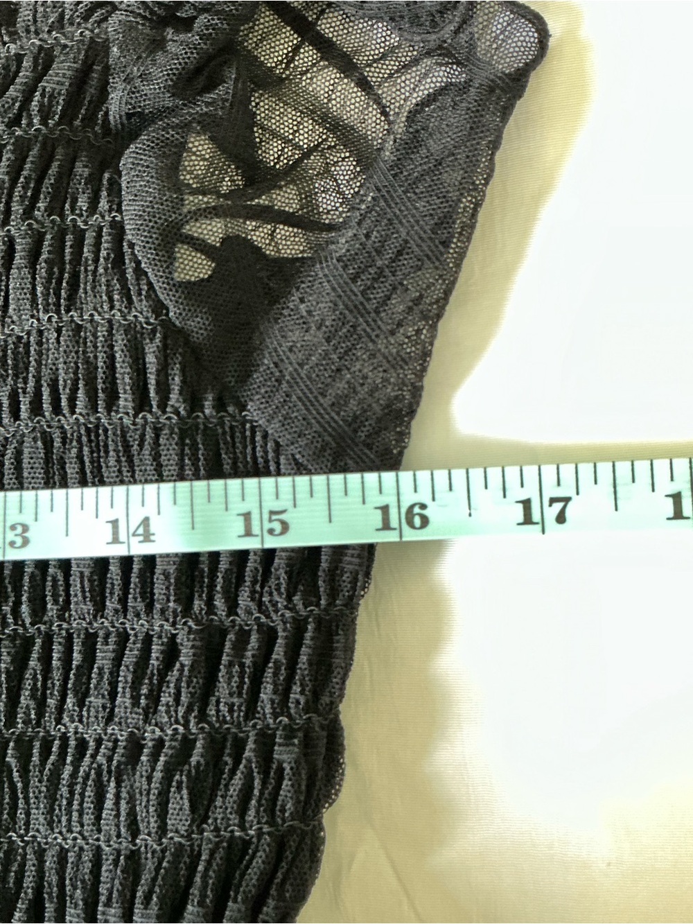 Max Studio Black Smocked Maxi Dress with Flutter Sleeves - Picture 12 of 15
